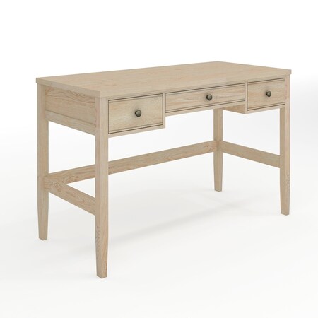 Martha Stewart 21.75 in H, 47.25 in W X Engineered Wood, Steel, Light Natural Frame/Antique Bronze Hardware NAN-PS-23512-LNT-BZ-MS