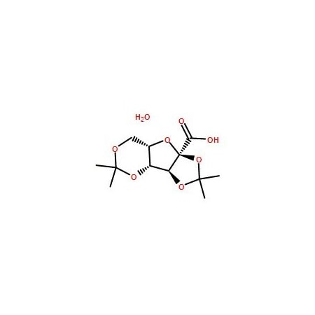 Ak Scientific (-)-2, 3:4, 6-Di-O-isopropylidene-2-keto-L-gulonic acid monohydrate (100g), CAS 68539-16-2 5196AL-100g