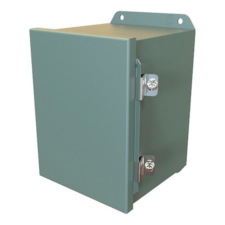 Hammond Clamps Electrical Enclosure, 8 in H, 6 in D, 6 in W, 12, 13, 3R, 4, Steel HJ866HLP