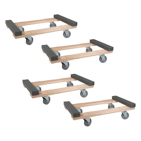 Mytee Products Chicago Style Moving Furniture Dolly w/ Non-Marking Casters - 18in x 32in, 4PK MD-CHICAGO1832x4