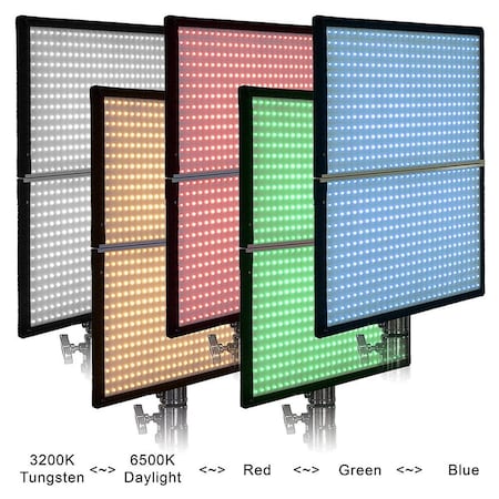 Fotodiox 2 x 2 in. 150W T Folding LED Panel Lighting SFW-150SSRGB
