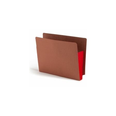 Smead Pocket Folder, End Tab, 3.5", Red, 10PK 73686