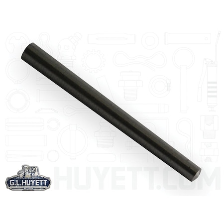 Huyett Taper Pin, Carbon Steel, #1 Pin x 0.173 in Dia x 0.171 in Small End Dia x 2.750 in Length TP-01-2750