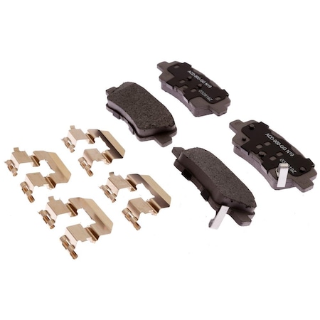 Acdelco PAD SET RR DISC BRK, Disc Brake Pad Set,  14D1544CHF1