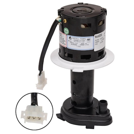 Hartell Ice Machine Pump, Screened Intake, 1/6 hp HRIM-4-230