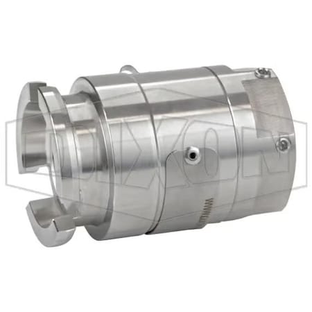 Dixon Mann-Tek by MannTek Tank Unit Dry Gas Quick Disconnect Adapter, 1-3/4 in Nominal, 316 SSss Stee DGA100SS175