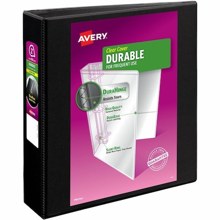 Avery Binder, Durable View, EZD Rings2", Black 09500