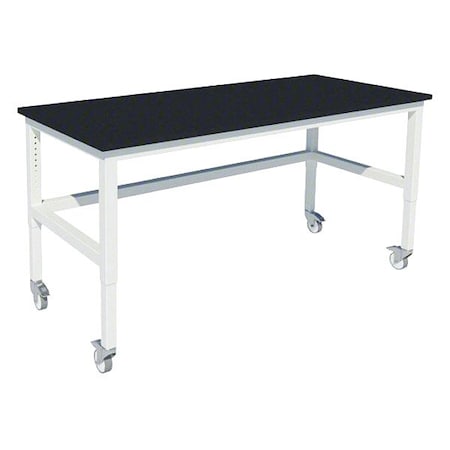 Instock Heavy Duty Table, Steel, Steel Frame, Petal White GRHD-9624-CAP-2