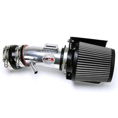 Hps Performance Air Intake Kit with Heat Shield, Polished, 827-680P