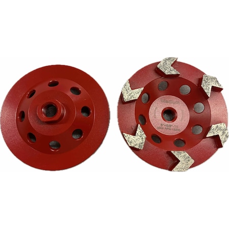 Vantage Product Arrow Segmented Cupwheel, Concrete Cutting, 7'', Soft ASW0506A1HT-M