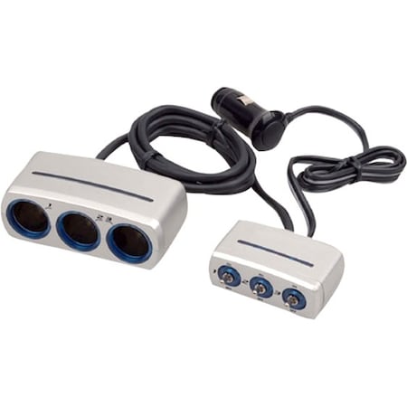 Pyle 1 To 3 Amp Type Cigarette Socket PL12V3P