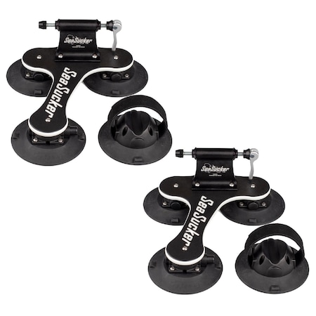 Seasucker Roof Suction Cup Mount, Holds 1 Bike, Up To 45 Pound Weight Capacity, Fork Mount, Without Lock,  BT1104