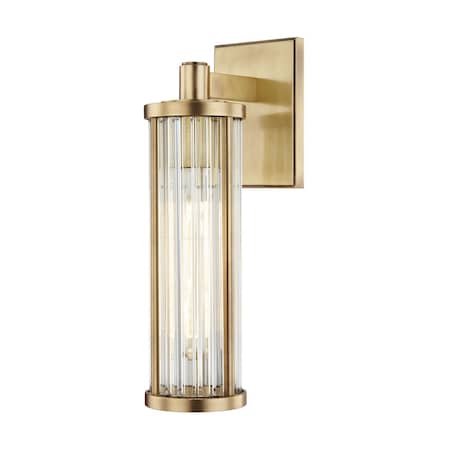 Hudson Valley Lighting Marley 1 Light Wall Sconce 4.5 In. Aged Brass 9121-AGB