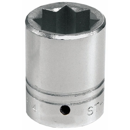Williams 1/2" Drive, 3/8" SAE Socket, 8 Points, Standard 8pt., 3/8, 1/2" Dr. JHWST-812-TH