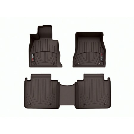 Weathertech Cocoa, Front and Rear Floorliners 471790-1-2