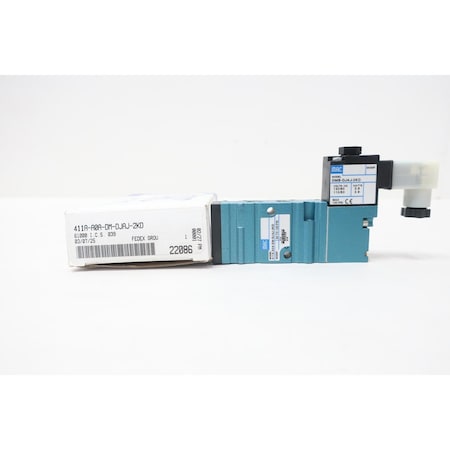 Mac Pneumatic Solenoid Valve 120V-Ac 1/8In Npt 20-120Psi 414A-A0A-DM-DJAJ-2KD