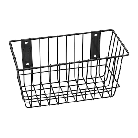 Stockage Supreme Universal Wire Basket, Black - 12 x 6 x 6 in. ST953183