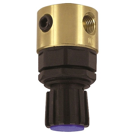 Aro Brass Regulator, 1/4"Air Inlet, 13 scfm B27122-020