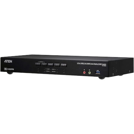 Aten 4-PORT USB 3.0 4K HDMI DUAL DISPLAY KVMP SWITCH CS1844