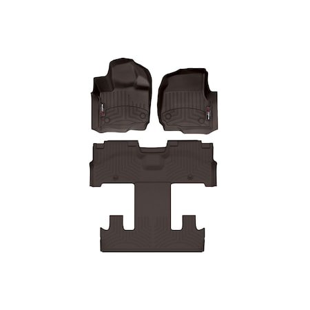 Weathertech Cocoa, Front and Rear Floorliners 471665-1-5