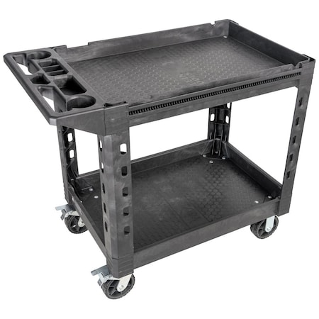 Klein Tools Utility Cart, Polypropylene, 500 lb Load Capacity, 44.63 in L, 25-1/2 in W, 39 in H 54831MB