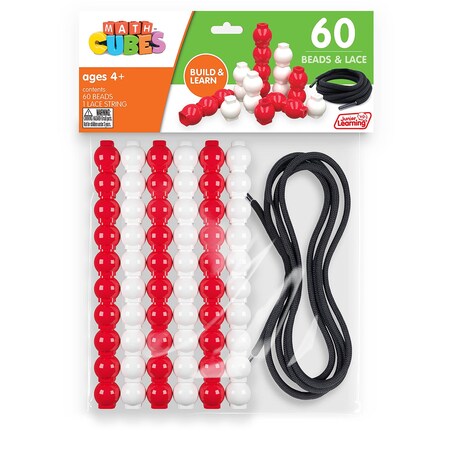 Junior Learning 60 Bead Cubes and Laces MC115