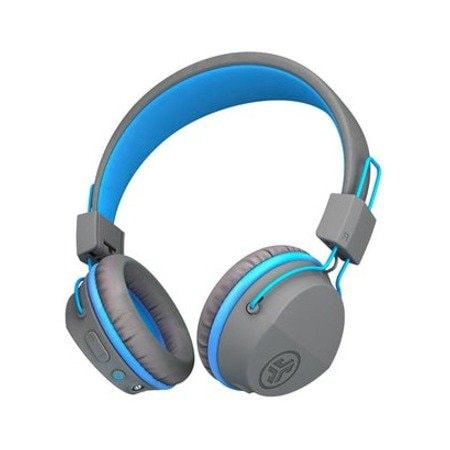 Jlab Jbuddies Studio Wireless On Ear Kids Headphones, Blue And Gray HBSTUDIORGRYBLU4