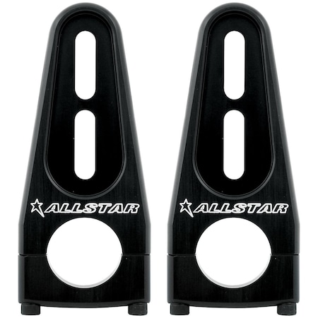 Allstar Performance Fuel Cell Mounts for Sprint Car Adjustable, Black Anodized, 2PK ALL55112