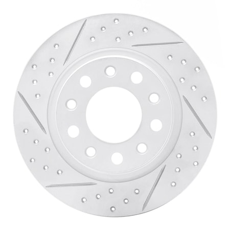 Dynamic Friction Co DFC Geoperformance Rotor - Drilled and Slotted 830-40030L