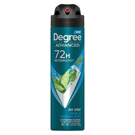 Degree Men Sage and Ocean Mist Antiperspirant Deodorant Dry Spray, 3.8 Ounce, 12PK 69994649