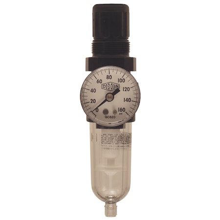 Dixon Series 1-Miniature Filter/Regulator, 1/4" B07-202AG