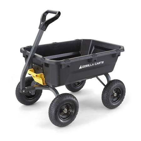 Gorilla Carts Poly Dump Cart 1200 lb. cap. GCG-7