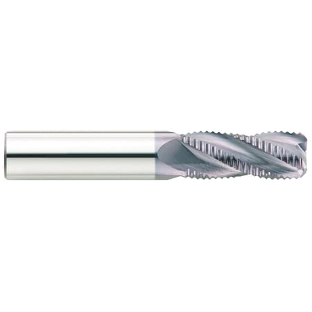 Garr Tool Hog End Mill, Center Cutting Chamfer End High Performance, Series: VHM, 4 mm Cutter Dia 49465
