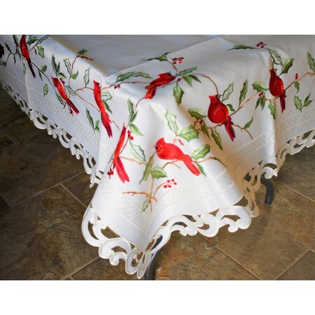 Sinobrite 68 x 90 in. Cardinal on HolyTablecloth H9368-68x90