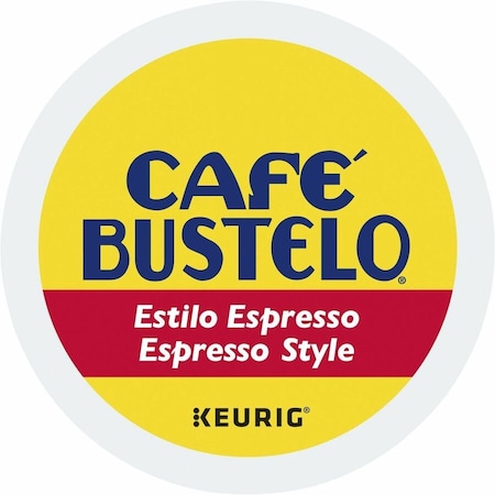 Caf Bustelo Cafe Bustelo K-Cup Espresso Style Coffee, Compatible with Keurig Brewer, Dark, K-Cup, 4PK 5000363549