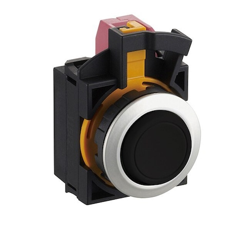 Idec Pushbutton 22MM 1NO2NC Black CW4B-M2E12B