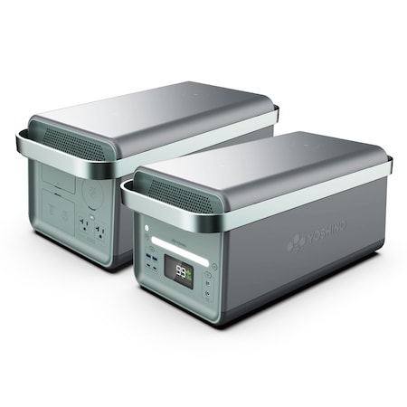Yoshino Solid-State Portable Power Station 2611Wh, 4000W Inverter /6000W Surge Battery UPS Backup, 120V B4000 SST