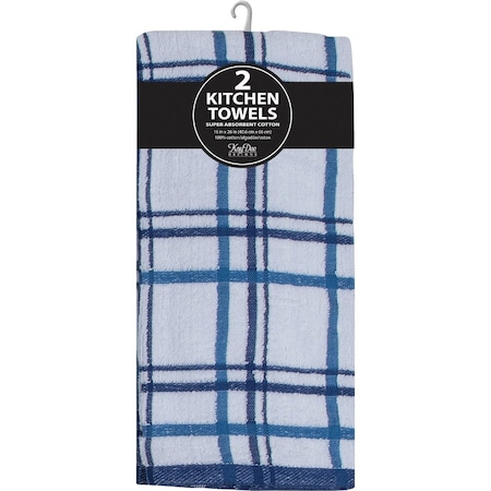 Kay Dee Designs Indigo Terry Kitchen Towel, 2PK R6578