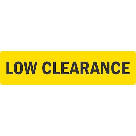 Lyle Low Clearance, 24x6, Non-Reflective, Yellow G-14490-ND_24x6