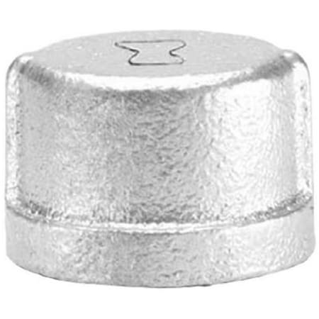 Anvil 8700132759 1 in. Malleable Iron Pipe Fitting Galvanized Pipe Cap 228163