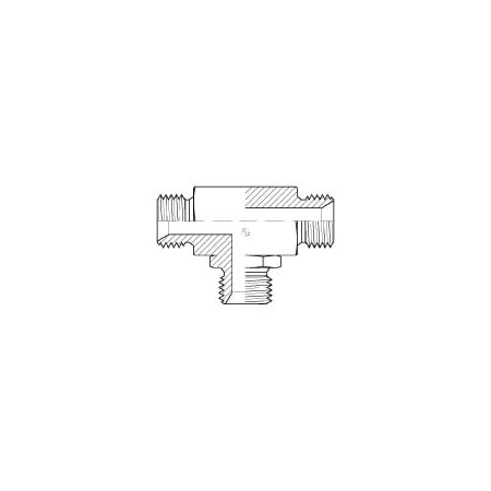 Adaptall MALE BSPP TEE 2 in 2 in 2 in 9080-32-32-32