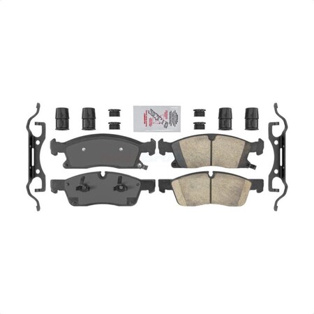 Ameribrakes Front Ceramic Disc Brake Pads For Jeep Grand Cherokee Dodge Durango Mercedes-Benz GLS450 NWF-PTC1455