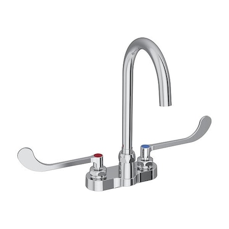Elkay Handle-Operated Faucet, Manual, Gooseneck LK406LGN05T6
