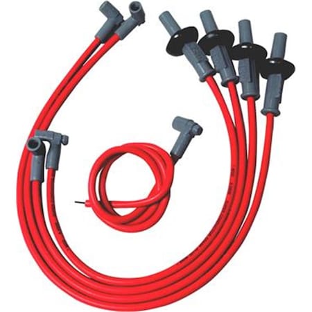 Msd Co. 31939 Spark Plug Wire Set, Red M46-31939