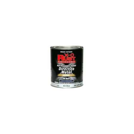 True Value Premium Ant-Rust Oil-Base Enamel, Blue Gloss, 1-Qt. XO8-QT