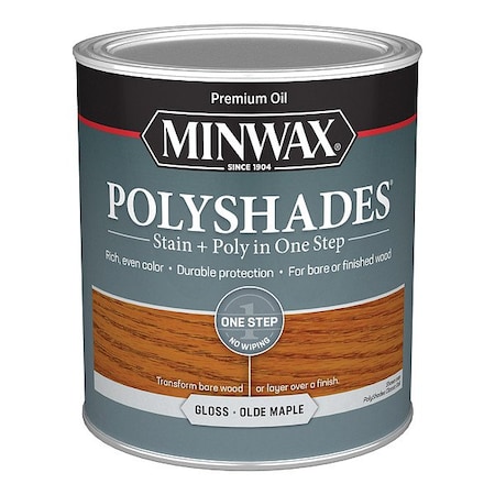 Minwax Wood Stain, 1 qt, Olde Maple 61430444