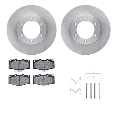 Dynamic Friction Co DFC Brake Rotor- Heavy Duty Brake Pad includes Hardware 6412-76017