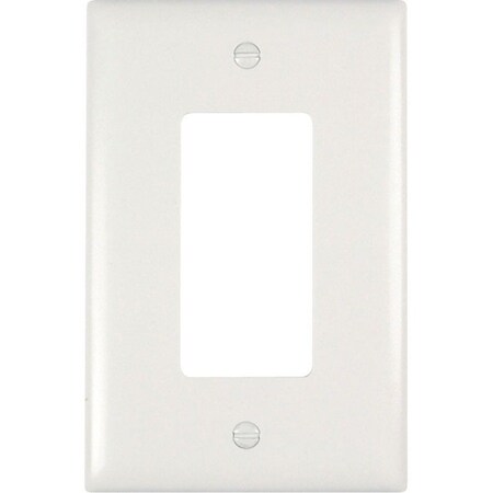 Legrand TradeMaster Wallplate, 5.06 in L, 3.31 in W, 1 -Gang, Nylon, White TPJ26W