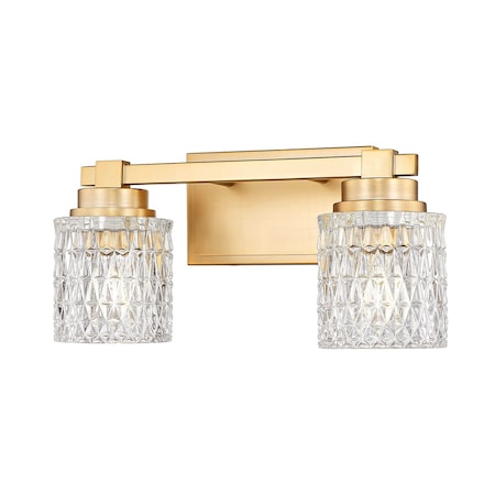 Z-Lite Jacqueline Modern Gold 2 Light Vanity 6101-2V-MGLD