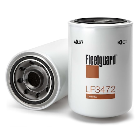 Fleetguard Oil Filter Cellulose Spin On LF3472